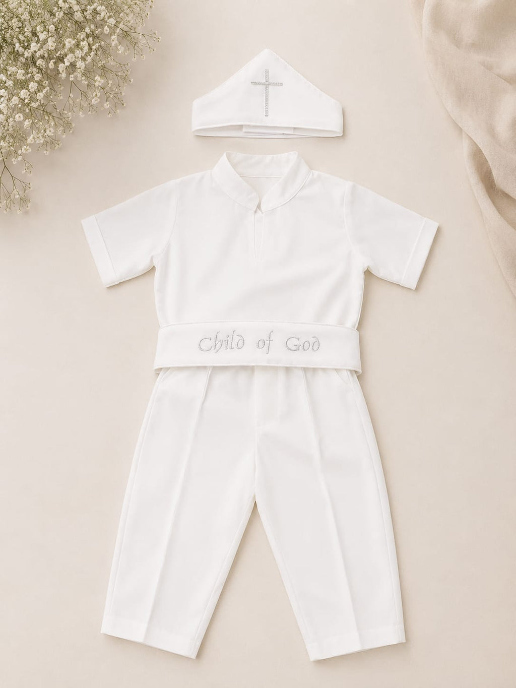 Baby Boy Baptism Set